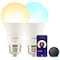 Homevenus Smart Light Bulb, 9W A19 RGB Color-Changing LED Light Bulb with Music Sync, 2-Pack SYTA2C9-01-2P - alternate 3